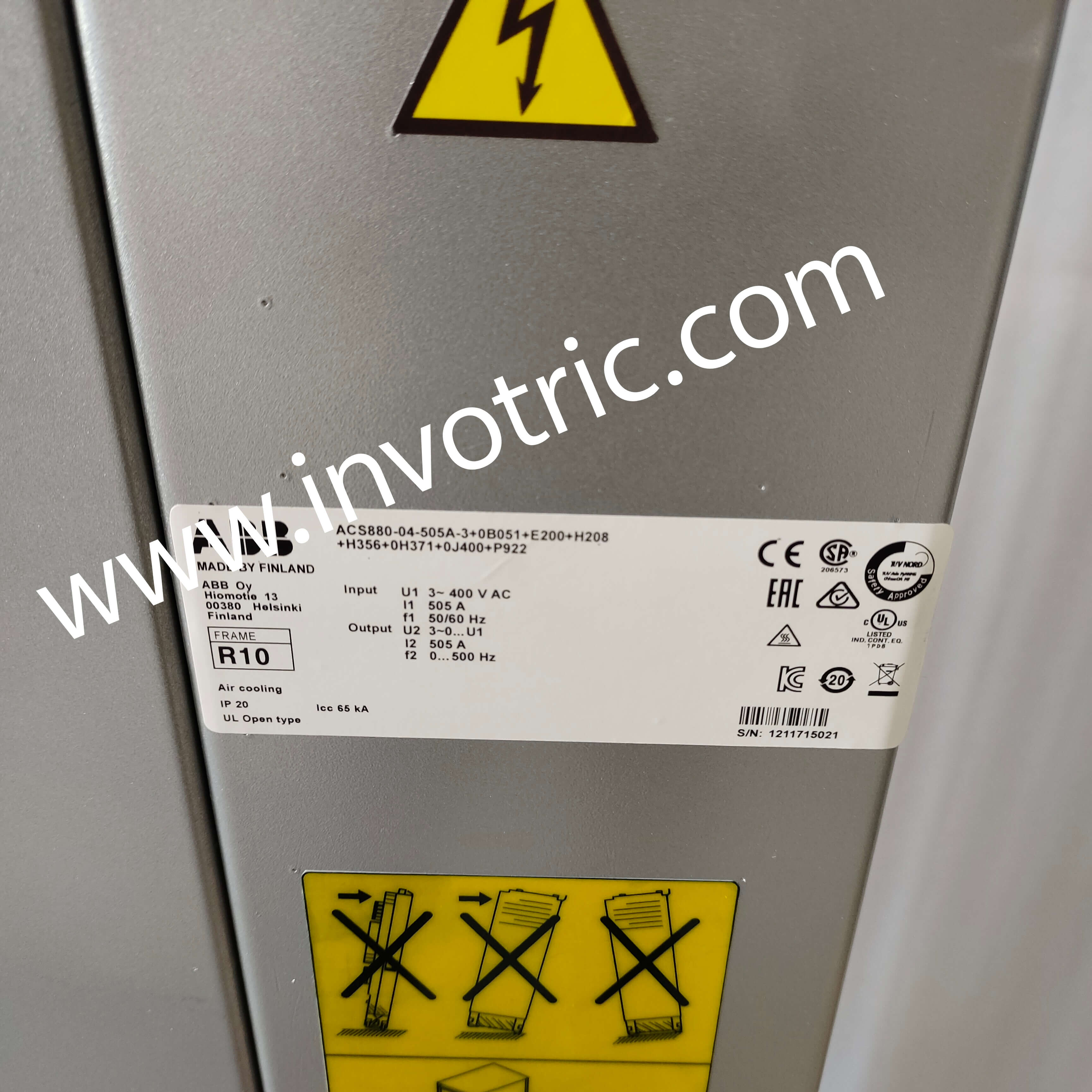 ACS880-04-505A-3+0B051-E200+H208-H356+OH371+01400+P922 ACS880__Frequency_converter-1