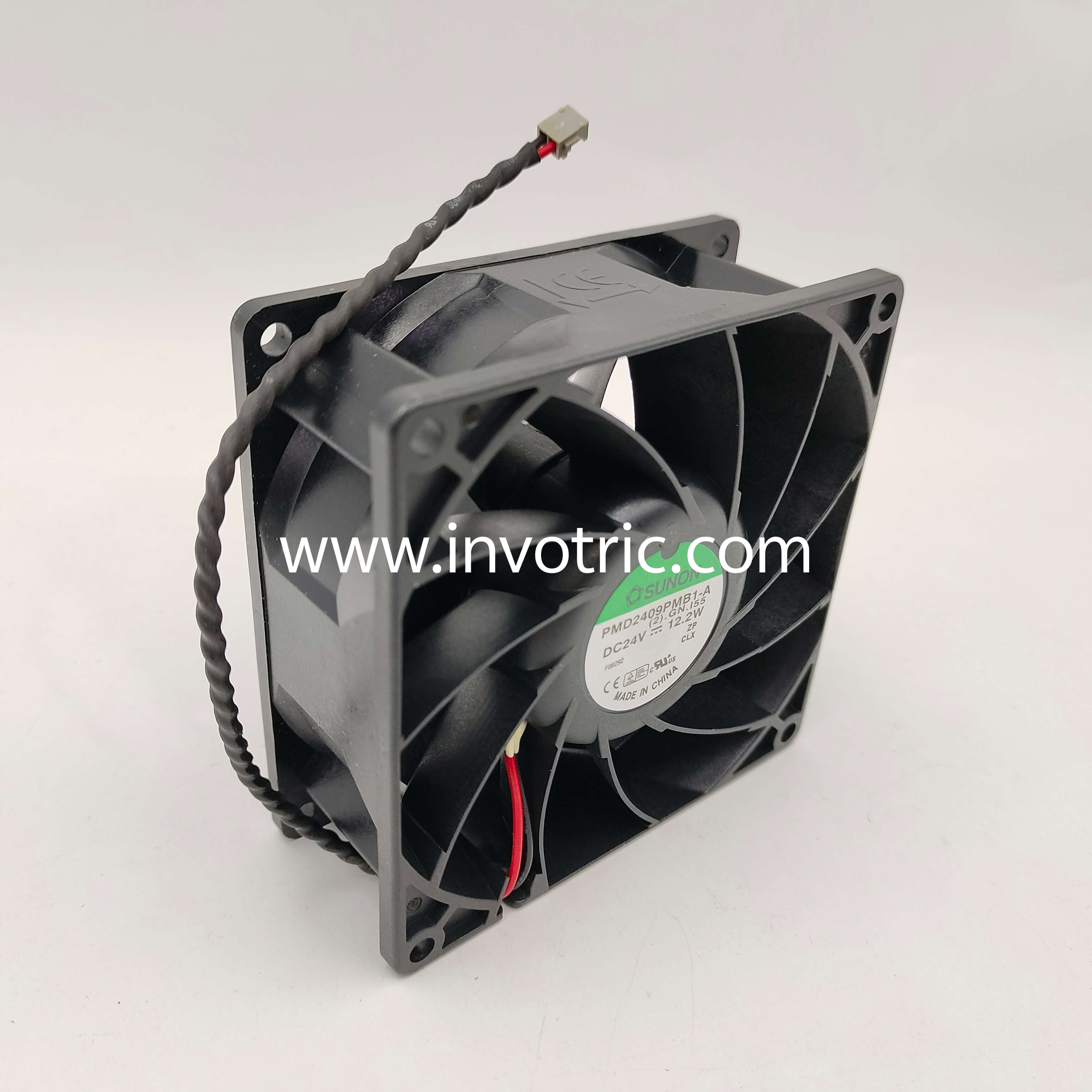 Delta QFR0824GHE 8038 24V 0.60A 8CM Schneider inverter cooling fan-3