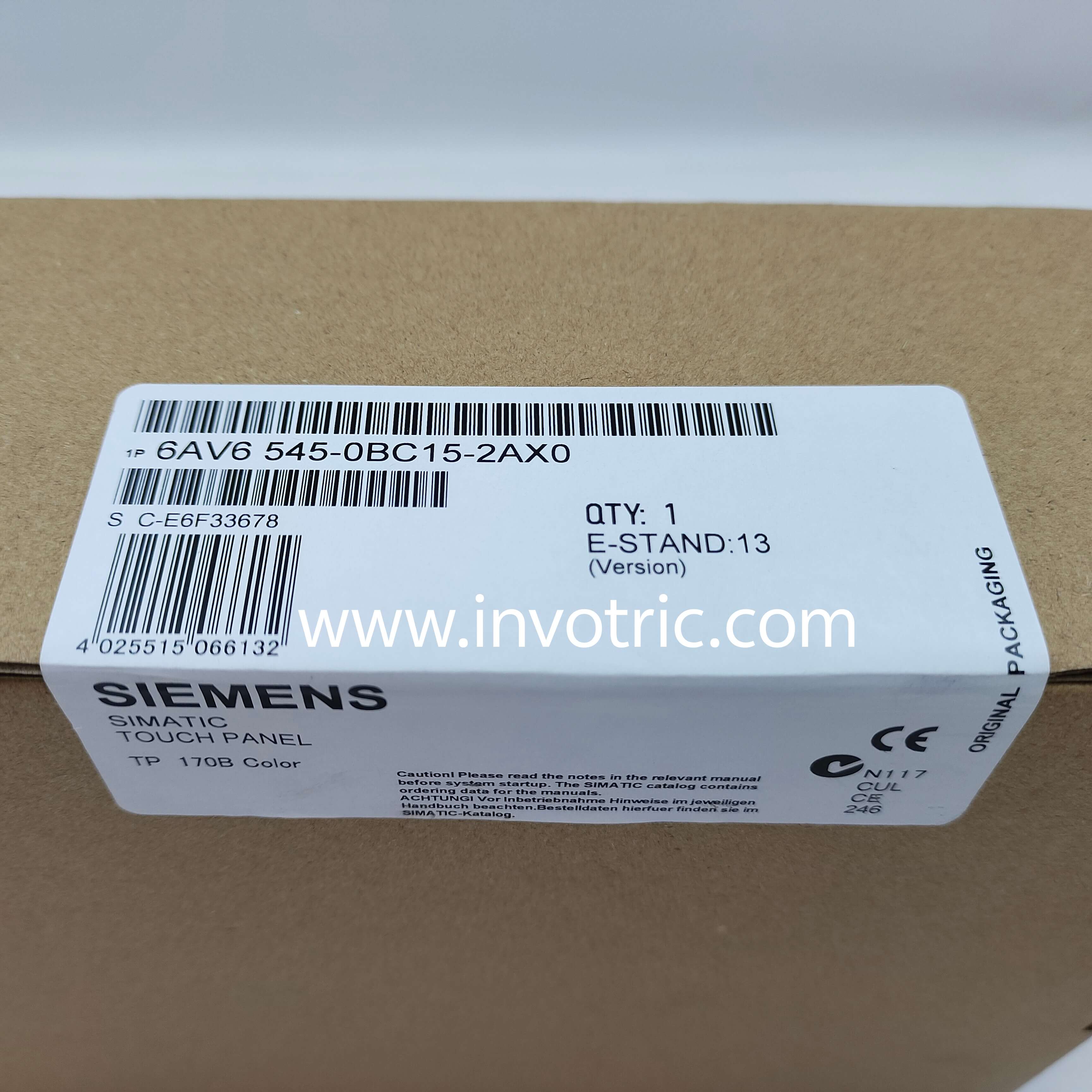 6AVG545-0BC15-2AX0 6AV6 545-0BC15-2AX0 | Siemens | Simatic TP170B-2