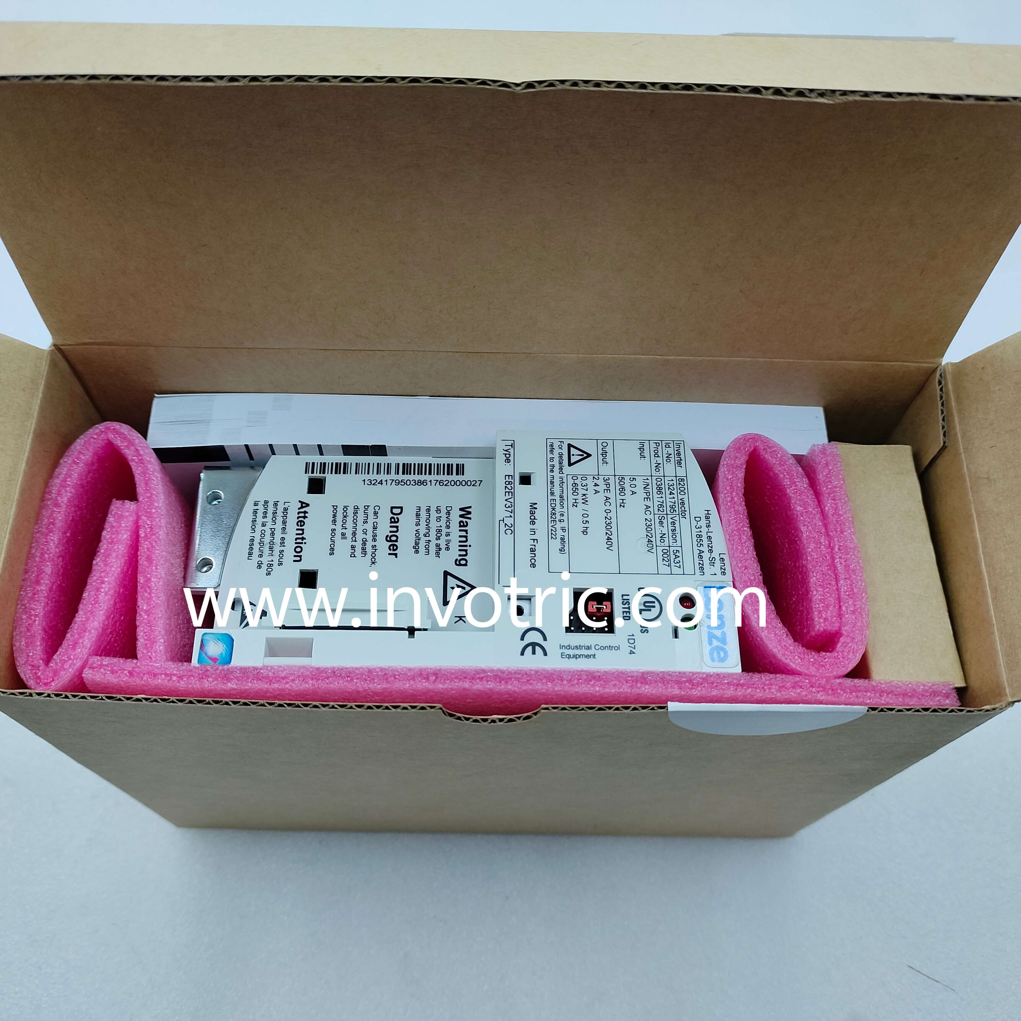 Lenze E82EV371K2C Инвертор частоты 8200 Векторный привод-3
